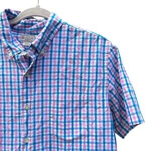 J.Crew Plaid Shirt‎ L Classic Preppy Coastal Chic Ivy League Summer Style